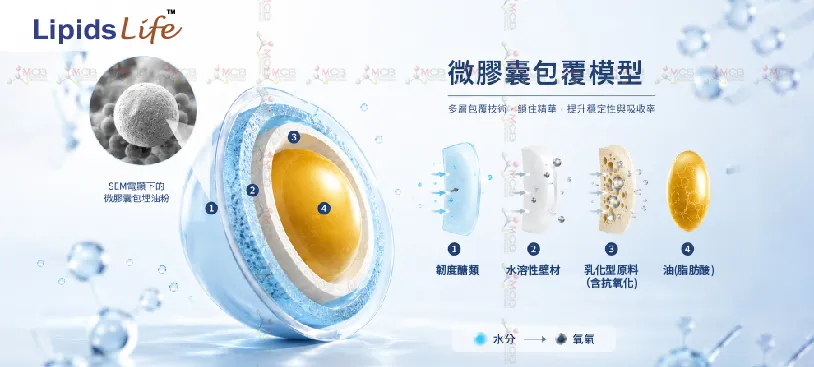 LipidsLife™ 微膠囊營養脂肪粉末_技術
